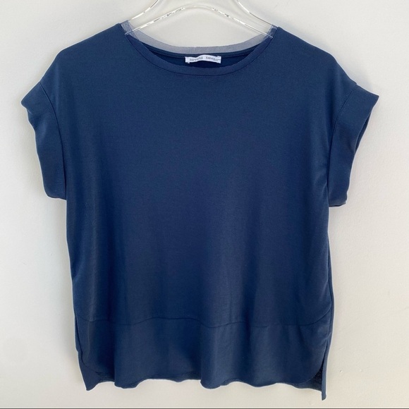 Zara Blue Top with short sleeves - Picture 13 of 13